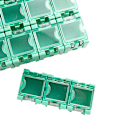 Pikkukuva 3 / 5: 50 kpl/ set elektroniikkakomponenttisäiliön minisäilytyslaatikot Red