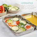 Miniatyrbild 4 av 8: Paneringsbrickor Rostfritt Stål 3 st Låsbrickor För Kött Fisk 3pcs