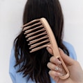Miniatyrbillede 2 af 8: Dobbelt Rækket Stor Tandet Kam WideToothed Fluffy Comb