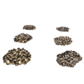 Miniatyrbilde 5 av 5: 100 stk 3 størrelser Messing Dobbel Cap Skinn Craft DIY Rapid Rivet S 8*6mm