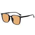 Miniatyrbilde 3 av 8: Klassiske Minimalistisk Square Frame Solbriller Unisex Fashion Outdo A3