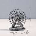 Miniatyrbilde 1 av 5: London Eye Ornament Pariserhjul Modell Håndverk Silver