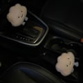 Miniatyrbild 4 av 8: 1/2PCS Bilhandbromshylsa Växelspaksknopp Cover A6 Green Handbrake