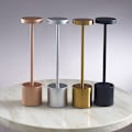 Miniatyrbillede 5 af 5: Genopladelig bordlampe Sengelampe USB Skrivebordslæselampe Gold