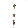 Miniatyrbillede 1 af 5: Grydeholder rame Hanger Hanging er Basket Jute Braided Rope Cra as the picutre I