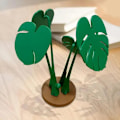 Pikkukuva 8 / 8: Monstera Coaster Ornament Artificial