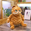 Pikkukuva 1 / 8: Oranssi Pehmolelu Kissan täytetyt Eläimet Elävä keltainen Tabby Cat A
