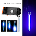 Miniatyrbillede 1 af 8: Cykelbaglygte Rindende vand Advarselslamper Type C Genopladelig Blue