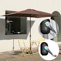 Miniatyrbild 5 av 8: Parasoll-skakare Vevarm Patio-Parasoll Vevarm 1PC