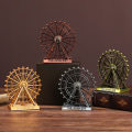 Miniatyrbilde 2 av 5: London Eye Ornament Pariserhjul Modell Håndverk Gold