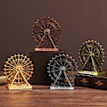 Miniatyrbillede 2 af 5: London Eye Ornament pariserhjul Model Håndværk Red