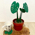 Pikkukuva 4 / 8: Monstera Coaster Ornament Artificial