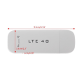Miniatyrbilde 7 av 7: 4G USB mobil trådløst bredbånd 100Mbps pluggbar sender White