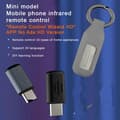 Miniatyrbillede 2 af 8: Type C Interface Smart App Control Telefon fjernbetjeningsadapter Black