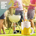 Miniatyrbillede 4 af 5: Summer Bucket Cup Holder Oppustelig Strand Svømmeleg yellow