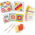 Miniatyrbillede 2 af 8: 50 stk./æske Mix Match Design Granny Square Kortdæk Strikning 50pcs/box