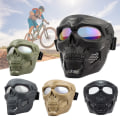 Miniatyrbilde 2 av 7: Motorsykkel Goggles Mask Vindtett Skull Motocross Goggles C3
