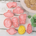 Pikkukuva 3 / 5: 8 kpl / set Space Astronaut mold 3D mold