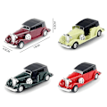 Miniatyrbillede 4 af 8: 1 stk klassisk bilmodel Vintage Pull-Back legering Diecast billegetøj Green