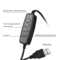 Pikkukuva 4 / 8: 6" LED-rengasvalo Himmennettävä USB 5500K -täyttölamppu Light + Adapter
