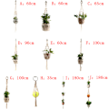 Miniatyrbillede 2 af 5: Grydeholder rame Hanger Hanging er Basket Jute Braided Rope Cra as the picutre H