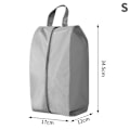 Miniatyrbillede 1 af 7: Støvtæt Vandtæt Sko Opbevaringstasker Nylon Sko Taske Gray S