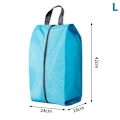 Miniatyrbillede 1 af 7: Støvtæt Vandtæt Sko Opbevaringstasker Nylon Sko Taske Blue L