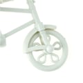 Miniatyrbillede 3 af 5: Fremragende hvid trehjulet cykel blomsterkurvbeholder til Flowe as the picutre