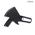Miniatyrbilde 1 av 5: 0-80MM Kroppsfettmål Tester Analyzer Sebum Test Instrument Black