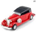 Miniatyrbilde 6 av 8: 1 Stk klassisk bilmodell Vintage Pull-Back Legering Diecast billeker Wine red