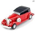 Miniatyrbillede 6 af 8: 1 stk klassisk bilmodel Vintage Pull-Back legering Diecast billegetøj Green