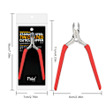 Pikkukuva 1 / 8: värikäs Olecranon sakset Toenail Ingrown Dead Skin Remover Red