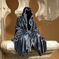 Miniatyrbilde 5 av 8: Harpiks Grim Reaper Skulptur Kunst Dekorativ Skrivebord Figur Ornamenter M
