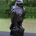 Miniatyrbillede 1 af 8: 1 styk sort harpiks maltesisk falk statue hylde dekorationer 1PCS