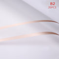 Miniatyrbillede 1 af 8: 20 stk/parti Golden Rose Flower Indpakningspapir Gavepapir White