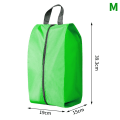 Miniatyrbillede 1 af 7: Støvtæt Vandtæt Sko Opbevaringstasker Nylon Sko Taske Green M