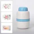 Miniatyrbillede 1 af 5: 1 Stk Kværn Pill ter Box Medicin Pill Splitter Blue