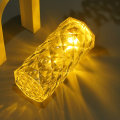 Miniatyrbilde 2 av 8: Krystall bordlampe LED barlampe Touch Golden skrivebordslampe yellow light