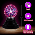 Miniatyrbillede 4 af 8: Magic Plasma Ball Lamp Touch Sensitive Atmosphere Night Light
