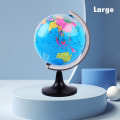 Miniatyrbillede 1 af 5: 360-graders Roterende Student Globe Geografi Uddannelse Large