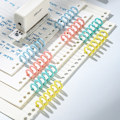 Miniatyrbillede 8 af 8: Bærbar linealdesign 6 hullers hul med CrumbS-beholder A4
