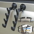 Miniatyrbillede 1 af 8: SuctionCup FishingRod Bracket Bil fiskestangsholder Vægmontering