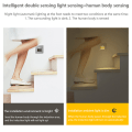 Miniatyrbillede 5 af 8: 1Pc Night Light Smart Light PIR Bevægelsessensor LED Gold
