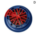 Miniatyrbilde 1 av 5: Nettverkskortenhet Kabelkam Plastkabler Organizer bule with red