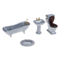 Pikkukuva 3 / 5: Nukkekodin miniatyyri sininen set