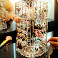 Miniatyrbild 5 av 8: 360 Roterande Halsband Organizer Smycken Örhänge Display Stand one size