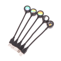 Pikkukuva 5 / 8: 1 kpl auringonlaskulamppu LED- USB yövaloseinävalo Multicolor