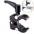 Miniatyrbillede 1 af 5: 1/4" 3/8" trådklemme Krabbetang Clip til kamera