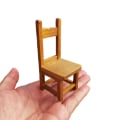 Miniatyrbillede 4 af 5: 1:12 Dukkehus Miniature Stol Ryg Stol skammel Model