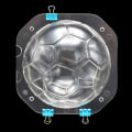 Miniatyrbillede 1 af 5: Polycarbonat Form 3D Fodbold Candy Chokolade Form